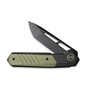 WE Knife Co., Ltd™ Arsenal Frame Lock WE20073-2 Black 6AL4V Titanium and OD Green G10 CPM 20CV Stainless Steel Pocket Knife