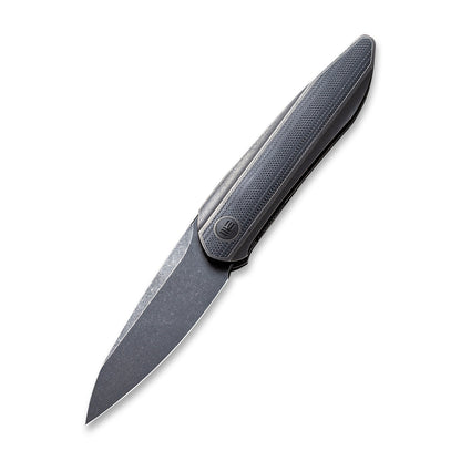 WE Knife Co., Ltd™ Black Void Opus Liner Lock WE2010D Black Twill Carbon Fiber and Black 6AL4V Titanium CPM 20CV Stainless Steel Pocket Knife