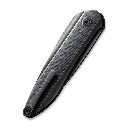 WE Knife Co., Ltd™ Black Void Opus Liner Lock WE2010D Black Twill Carbon Fiber and Black 6AL4V Titanium CPM 20CV Stainless Steel Pocket Knife