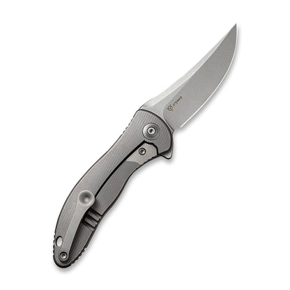 WE Knife Co., Ltd™ Mini Synergy Frame Lock WE2011A Gray 6AL4V Titanium CPM 20CV Stainless Steel Pocket Knife