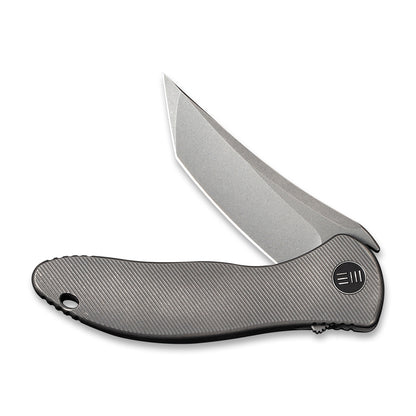 WE Knife Co., Ltd™ Mini Synergy Frame Lock WE2012A Gray 6AL4V Titanium CPM 20CV Stainless Steel Pocket Knife