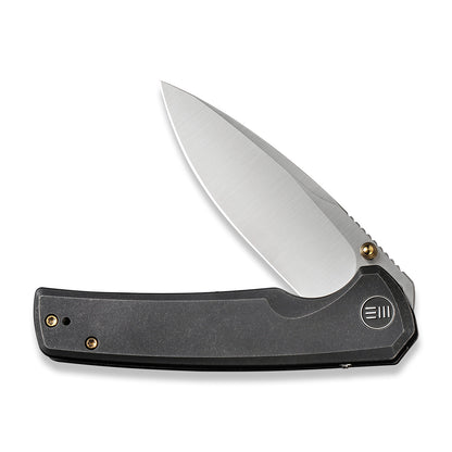 WE Knife Co., Ltd™ Subjugator Frame Lock WE21014C-2 Black 6AL4V Titanium CPM 20CV Stainless Steel Pocket Knife