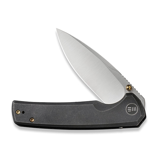 WE Knife Co., Ltd™ Subjugator Frame Lock WE21014C-2 Black 6AL4V Titanium CPM 20CV Stainless Steel Pocket Knife