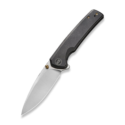 WE Knife Co., Ltd™ Subjugator Frame Lock WE21014C-2 Black 6AL4V Titanium CPM 20CV Stainless Steel Pocket Knife