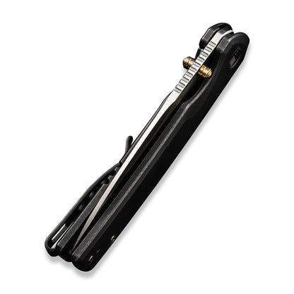 WE Knife Co., Ltd™ Subjugator Frame Lock WE21014C-2 Black 6AL4V Titanium CPM 20CV Stainless Steel Pocket Knife
