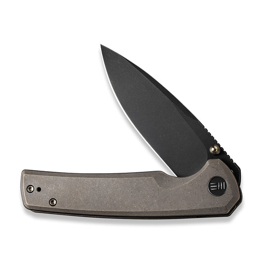 WE Knife Co., Ltd™ Subjugator Frame Lock WE21014C-4 Bronze 6AL4V Titanium CPM 20CV Stainless Steel Pocket Knife