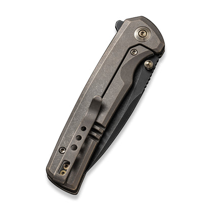 WE Knife Co., Ltd™ Subjugator Frame Lock WE21014C-4 Bronze 6AL4V Titanium CPM 20CV Stainless Steel Pocket Knife