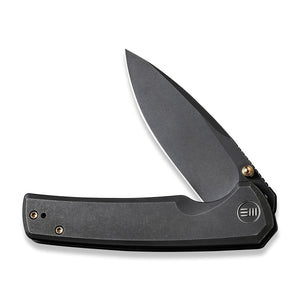 WE Knife Co., Ltd™ Subjugator Frame Lock WE21014C-5 Black 6AL4V Titanium CPM 20CV Stainless Steel Pocket Knife