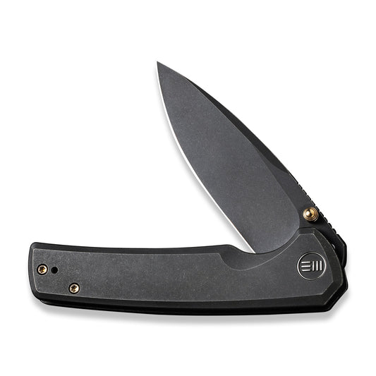 WE Knife Co., Ltd™ Subjugator Frame Lock WE21014C-5 Black 6AL4V Titanium CPM 20CV Stainless Steel Pocket Knife