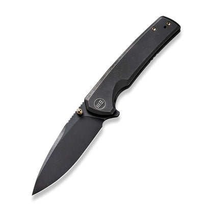 WE Knife Co., Ltd™ Subjugator Frame Lock WE21014C-5 Black 6AL4V Titanium CPM 20CV Stainless Steel Pocket Knife