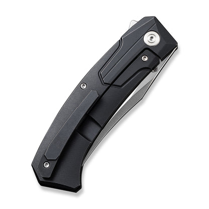 WE Knife Co., Ltd™ Shuddan Frame Lock WE21015-1 Black 6AL4V Titanium CPM 20CV Stainless Steel Pocket Knife