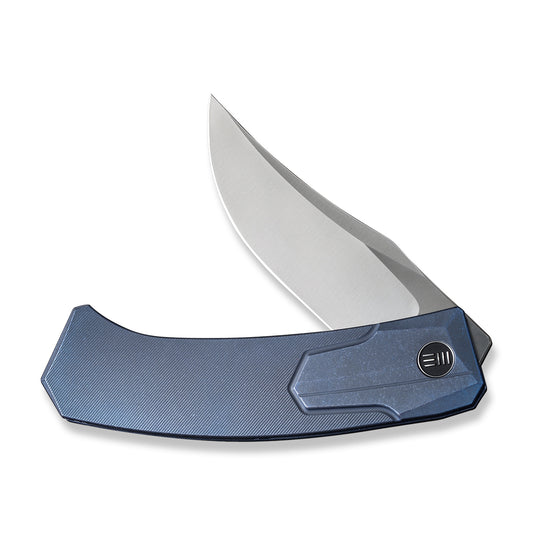 WE Knife Co., Ltd™ Shuddan Frame Lock WE21015-2 Blue 6AL4V Titanium CPM 20CV Stainless Steel Pocket Knife
