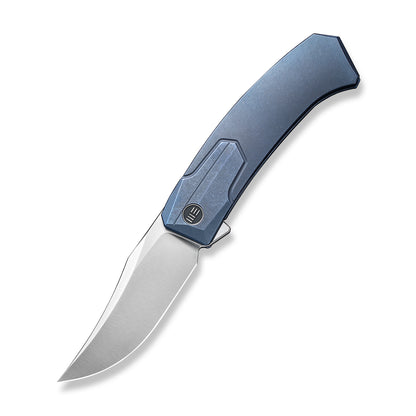 WE Knife Co., Ltd™ Shuddan Frame Lock WE21015-2 Blue 6AL4V Titanium CPM 20CV Stainless Steel Pocket Knife