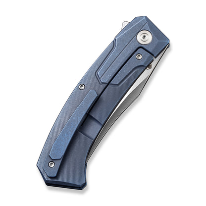 WE Knife Co., Ltd™ Shuddan Frame Lock WE21015-2 Blue 6AL4V Titanium CPM 20CV Stainless Steel Pocket Knife