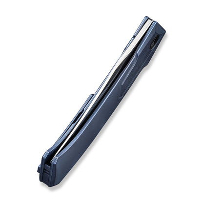 WE Knife Co., Ltd™ Shuddan Frame Lock WE21015-2 Blue 6AL4V Titanium CPM 20CV Stainless Steel Pocket Knife