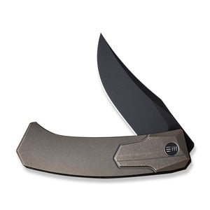 WE Knife Co., Ltd™ Shuddan Frame Lock WE21015-3 Bronze 6AL4V Titanium CPM 20CV Stainless Steel Pocket Knife