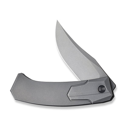 WE Knife Co., Ltd™ Shuddan Frame Lock WE21015-4 Gray 6AL4V Titanium CPM 20CV Stainless Steel Pocket Knife