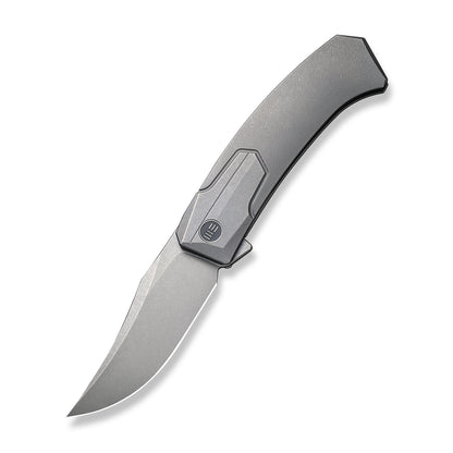 WE Knife Co., Ltd™ Shuddan Frame Lock WE21015-4 Gray 6AL4V Titanium CPM 20CV Stainless Steel Pocket Knife