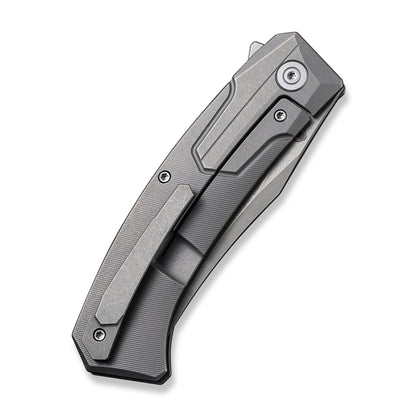 WE Knife Co., Ltd™ Shuddan Frame Lock WE21015-4 Gray 6AL4V Titanium CPM 20CV Stainless Steel Pocket Knife