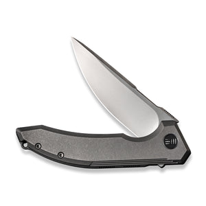 WE Knife Co., Ltd™ Quixotic Frame Lock WE21016-1 Gray 6AL4V Titanium CPM 20CV Stainless Steel Pocket Knife