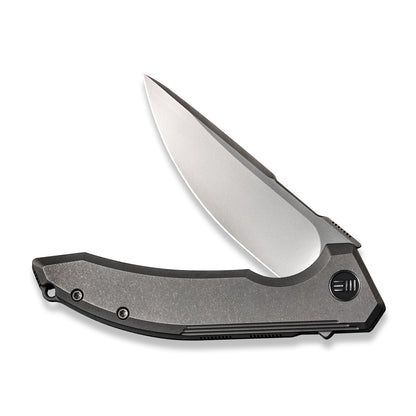 WE Knife Co., Ltd™ Quixotic Frame Lock WE21016-1 Gray 6AL4V Titanium CPM 20CV Stainless Steel Pocket Knife