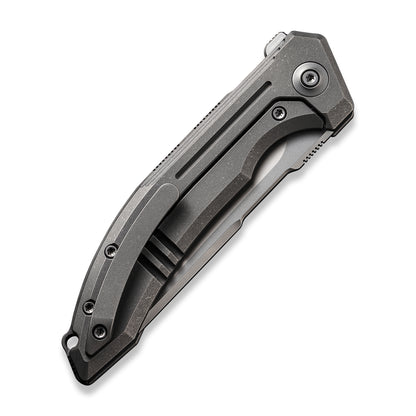 WE Knife Co., Ltd™ Quixotic Frame Lock WE21016-1 Gray 6AL4V Titanium CPM 20CV Stainless Steel Pocket Knife