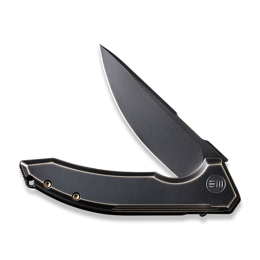 WE Knife Co., Ltd™ Quixotic Frame Lock WE21016-2 Black 6AL4V Titanium CPM 20CV Stainless Steel Pocket Knife