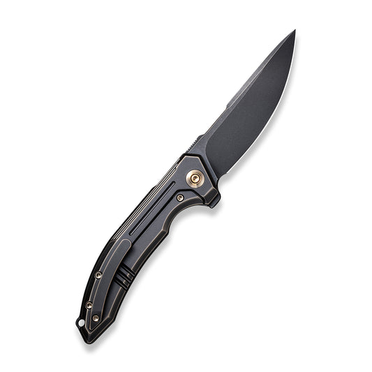 WE Knife Co., Ltd™ Quixotic Frame Lock WE21016-2 Black 6AL4V Titanium CPM 20CV Stainless Steel Pocket Knife