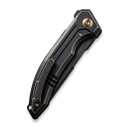 WE Knife Co., Ltd™ Quixotic Frame Lock WE21016-2 Black 6AL4V Titanium CPM 20CV Stainless Steel Pocket Knife