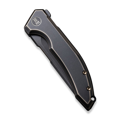 WE Knife Co., Ltd™ Quixotic Frame Lock WE21016-2 Black 6AL4V Titanium CPM 20CV Stainless Steel Pocket Knife