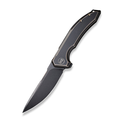 WE Knife Co., Ltd™ Quixotic Frame Lock WE21016-2 Black 6AL4V Titanium CPM 20CV Stainless Steel Pocket Knife