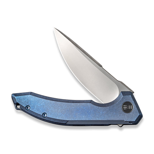WE Knife Co., Ltd™ Quixotic Frame Lock WE21016-3 Blue 6AL4V Titanium CPM 20CV Stainless Steel Pocket Knife