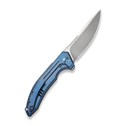 WE Knife Co., Ltd™ Quixotic Frame Lock WE21016-3 Blue 6AL4V Titanium CPM 20CV Stainless Steel Pocket Knife