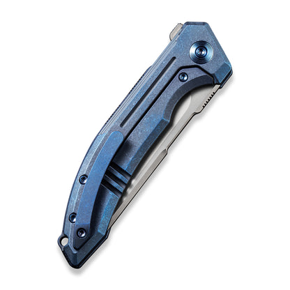 WE Knife Co., Ltd™ Quixotic Frame Lock WE21016-3 Blue 6AL4V Titanium CPM 20CV Stainless Steel Pocket Knife