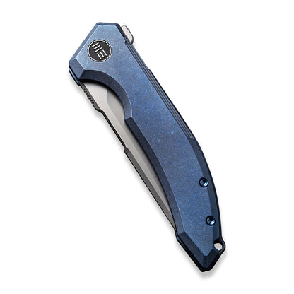 WE Knife Co., Ltd™ Quixotic Frame Lock WE21016-3 Blue 6AL4V Titanium CPM 20CV Stainless Steel Pocket Knife