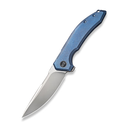WE Knife Co., Ltd™ Quixotic Frame Lock WE21016-3 Blue 6AL4V Titanium CPM 20CV Stainless Steel Pocket Knife