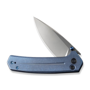 WE Knife Co., Ltd™ Culex Button Lock WE21026B-4 Stonewashed Blue Titanium CPM 20CV Stainless Steel Pocket Knife