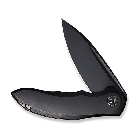 WE Knife Co., Ltd™ Makani Frame Lock WE21048-1 Black Titanium CPM 20CV Stainless Steel Pocket Knife
