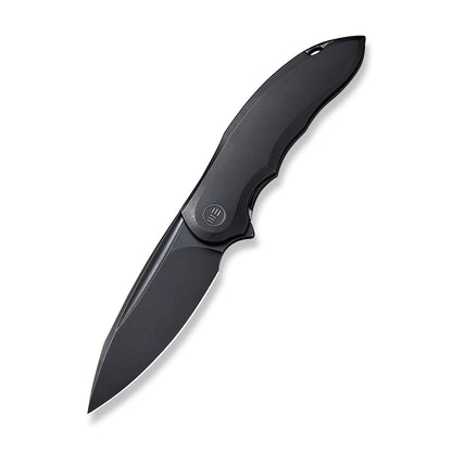 WE Knife Co., Ltd™ Makani Frame Lock WE21048-1 Black Titanium CPM 20CV Stainless Steel Pocket Knife