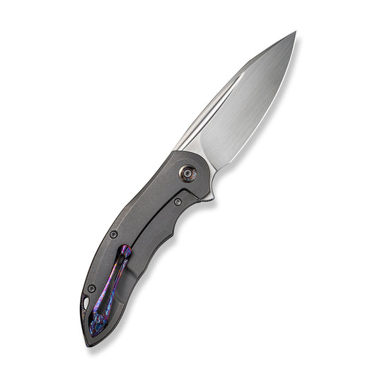 WE Knife Co., Ltd™ Makani Frame Lock WE21048-2 Gray Titanium CPM 20CV Stainless Steel Pocket Knife