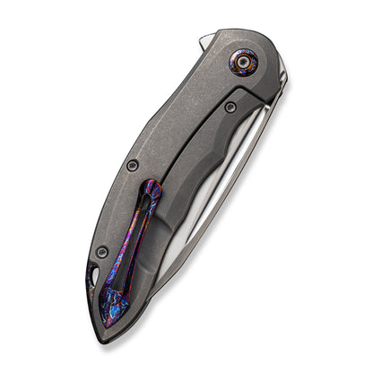 WE Knife Co., Ltd™ Makani Frame Lock WE21048-2 Gray Titanium CPM 20CV Stainless Steel Pocket Knife