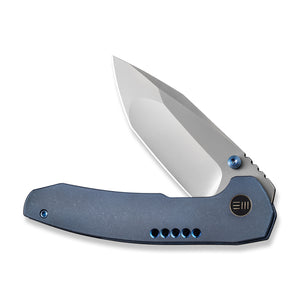 WE Knife Co., Ltd™ Trogon Frame Lock WE22002B-1 Blue Titanium CPM 20CV Stainless Steel Pocket Knife