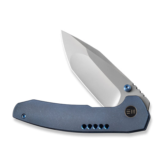 WE Knife Co., Ltd™ Trogon Frame Lock WE22002B-1 Blue Titanium CPM 20CV Stainless Steel Pocket Knife