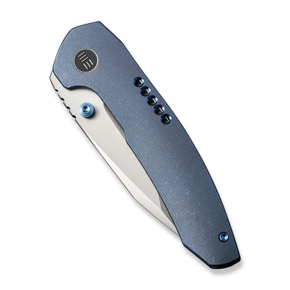 WE Knife Co., Ltd™ Trogon Frame Lock WE22002B-1 Blue Titanium CPM 20CV Stainless Steel Pocket Knife
