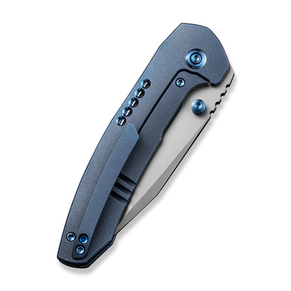 WE Knife Co., Ltd™ Trogon Frame Lock WE22002B-1 Blue Titanium CPM 20CV Stainless Steel Pocket Knife