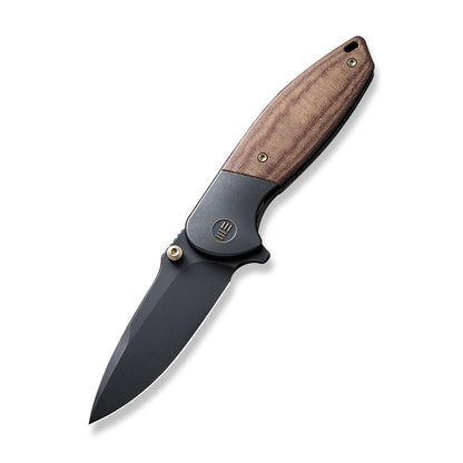 WE Knife Co., Ltd™ Nitro Mini Frame Lock WE22015-4 Brown Linen Micarta CPM 20CV Stainless Steel Pocket Knife