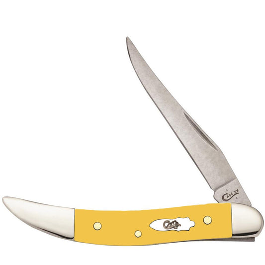 W.R. Case XX Knives Texas Toothpick 22171 Sunflower Delrin Stainless Steel Pocket Knife