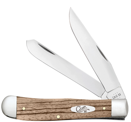 Case XX™ Knives Trapper Natural Zebra Wood 25141 Stainless Pocket Knife