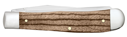 Case XX™ Knives Trapper Natural Zebra Wood 25141 Stainless Pocket Knife