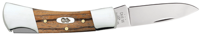 Case XX™ Knives Lockback Natural Zebra Wood 25147 Stainless Pocket Knife